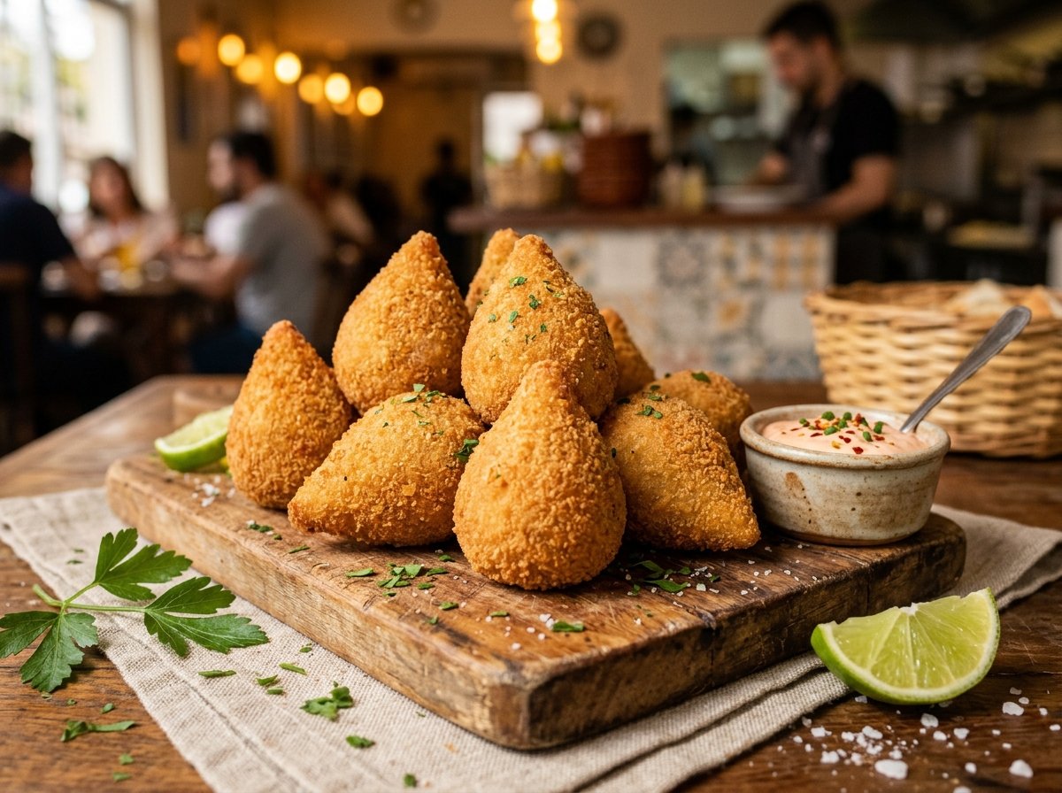 Coxinhas Crocantes com Catupiry Ana Salgados